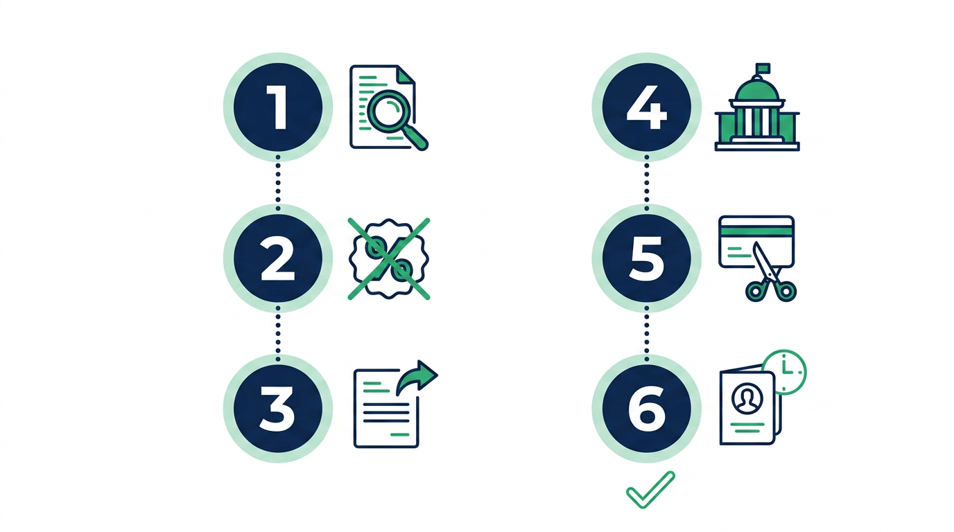 The closing checklist