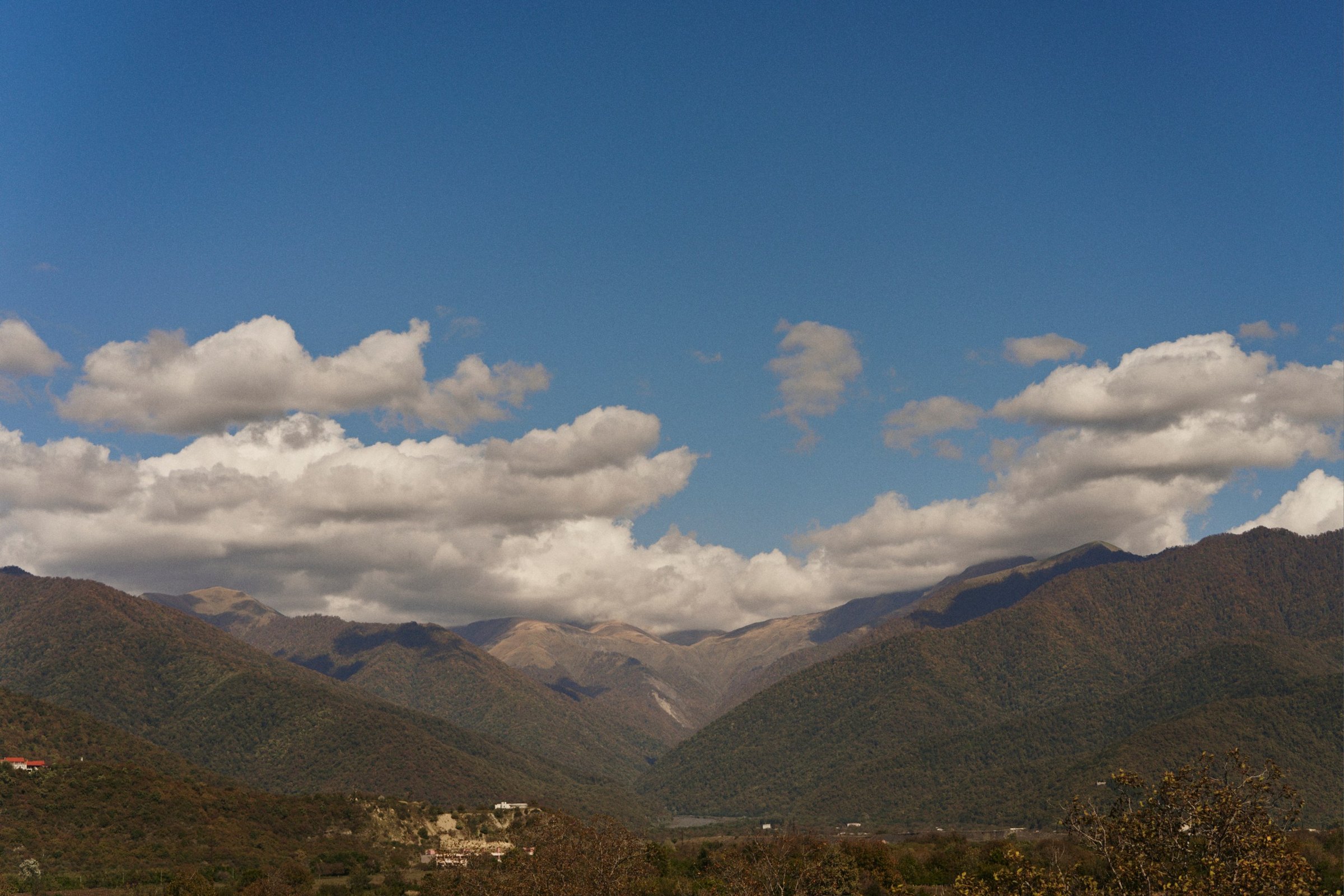 October clouds over the Caucasus