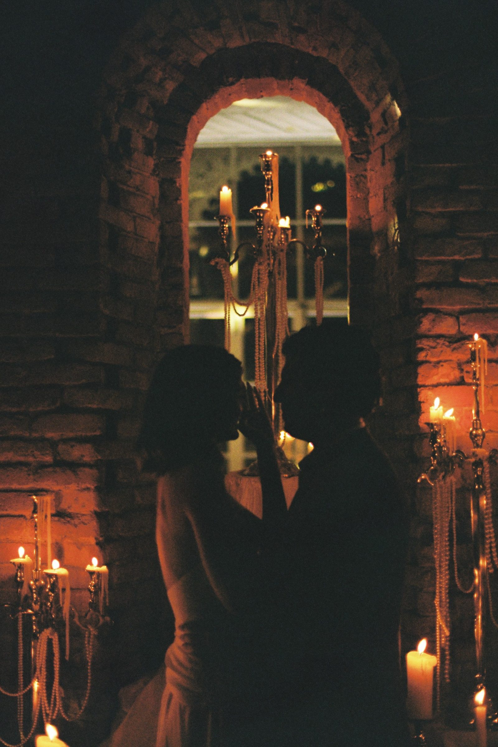 Candlelight only