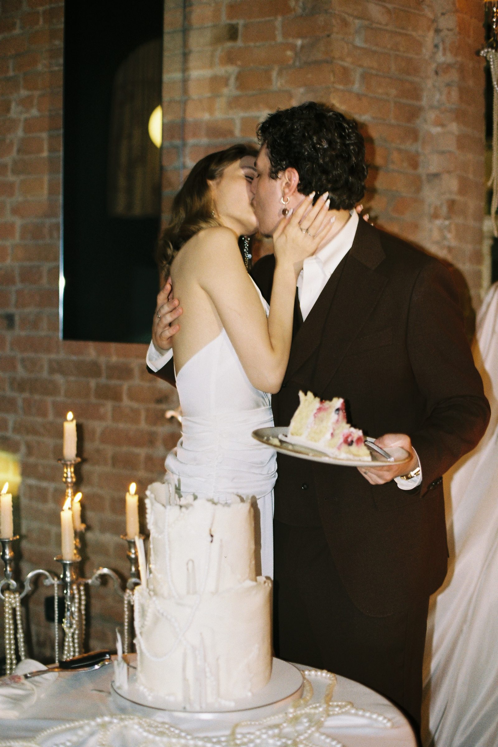 Cutting the cake