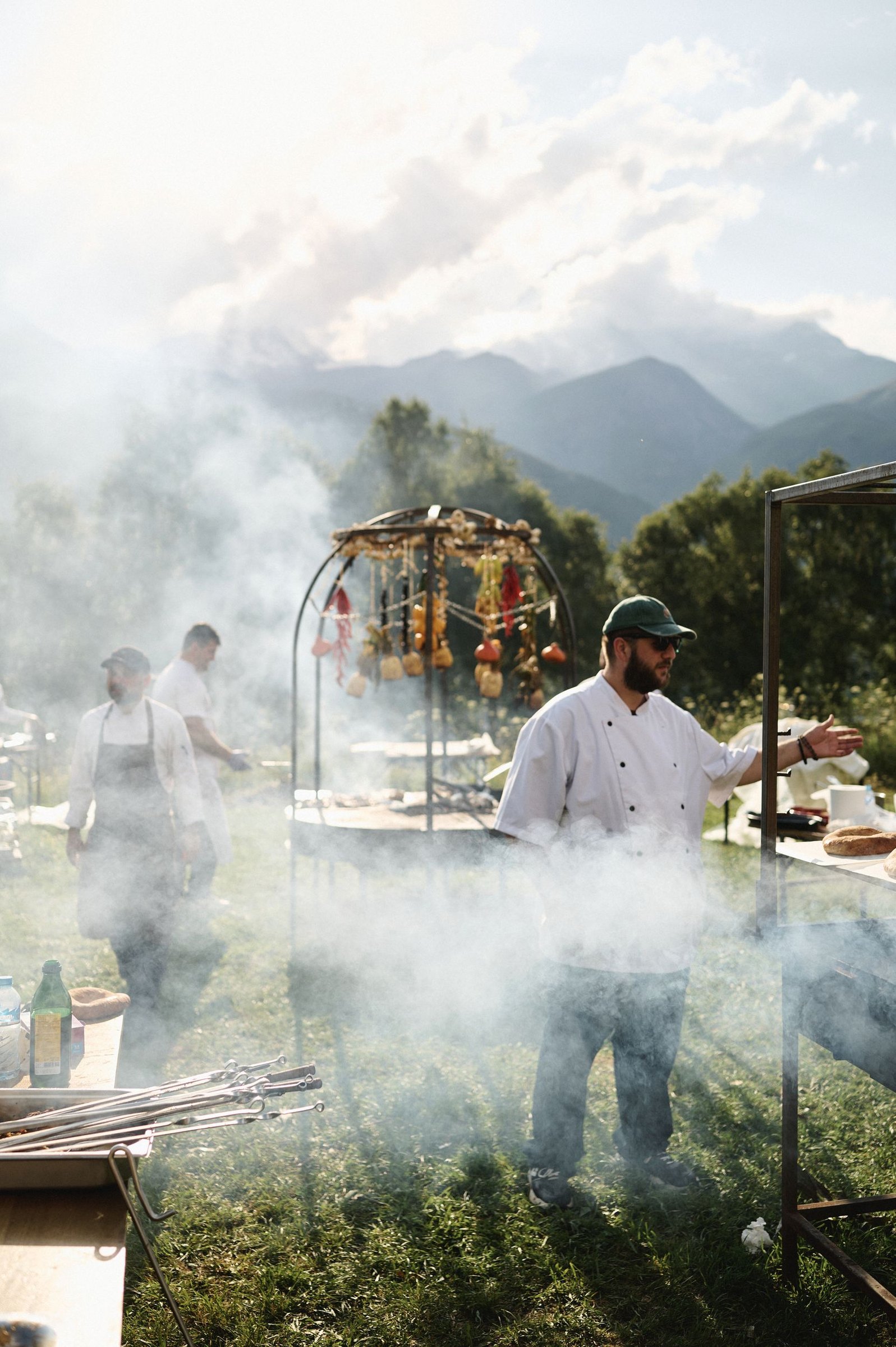 Cooking over fire